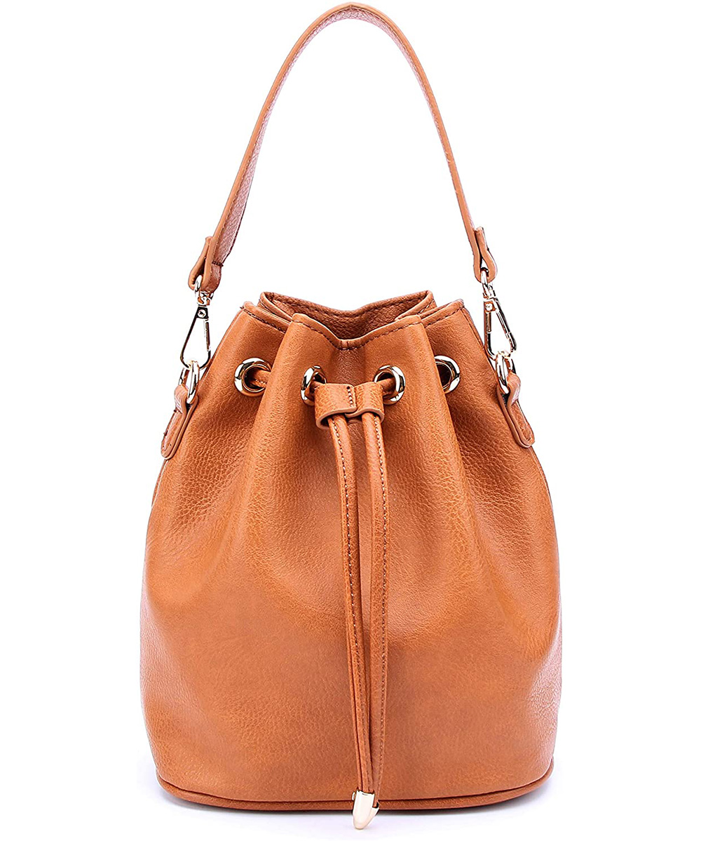 Drawstring Bucket Handbag for Women WU096